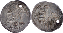 Emperor Stefan Uros and empress Ana (1355-1371), Dinar