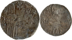 Emperor Stefan Uros and empress Ana (1355-1371), Dinar