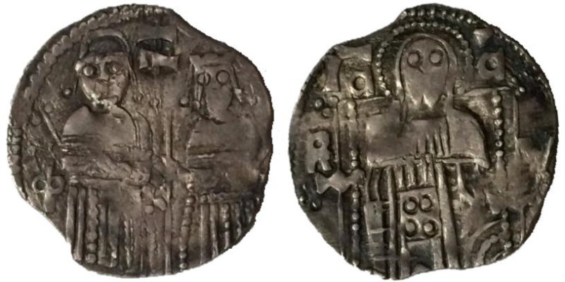 Emperor Stefan Uros and empress Ana (1355-1371), Dinar Emperor Stefan Uros and e...