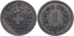 Federal State, 1 Rappen 1856, Bern