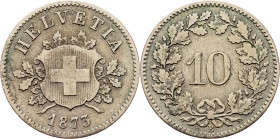 Federal State, 10 Rappen 1873, Bern