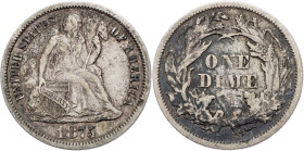 Federal Republic, Dime 1875, Philadelphia