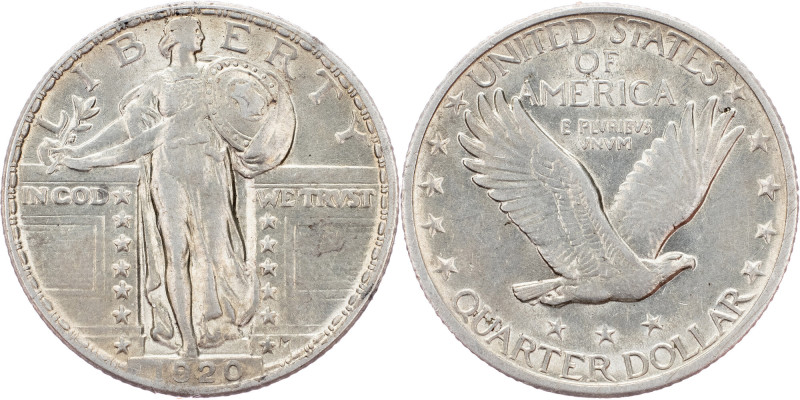 Federal republic, 1/4 Dollar 1920, Philadelphia Federal republic, 1/4 Dollar 192...