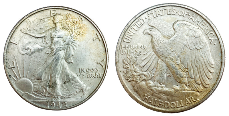 Federal republic, 1/2 Dollar 1942, Philadelphia Federal republic, 1/2 Dollar 194...