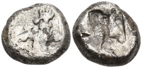 Greek
ACHAEMENID EMPIRE. Time of Artaxerxes II to Artaxerxes III (Circa 375-340 BC). Sardes.
AR Siglos (14.2mm 3.91g)