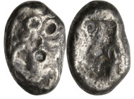 Greek
ACHAEMENID EMPIRE. Time of Artaxerxes II to Artaxerxes III (Circa 375-340 BC). Sardes.
AR Siglos (12.6mm 5.03g)