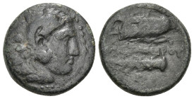 Greek
KINGS of MACEDON, Alexander III 'the Great' (Circa 336-323 BC)
AE Bronze (18.4mm 5.54g)