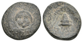 Greek
KINGS of MACEDON. Philip III Arrhidaios (Circa 323-317 BC)
AE Bronze (14.6mm 3.7g)