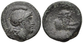 Greek
KINGS of THRACE. Macedonian. Lysimachos (305-281 BC)
AE Half Unit (13.mm 2g)
