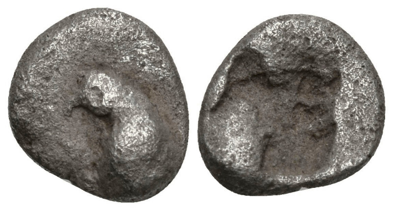 Greek
TROAS. Abydos. (Circa 510-480 BC).
AR Hemiobol (8.7mm 0.36g)