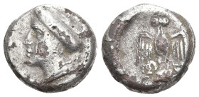 Greek
PONTOS. Amisos (as Peiraieos). (Circa 370-330 BC).
AR Siglos-Drachm (15.2mm 4.56g)