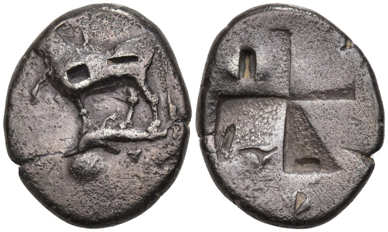 Greek
THRACE. Byzantion. (Circa 387/6-340 BC).
AR Siglos (22.2mm 5.1g)