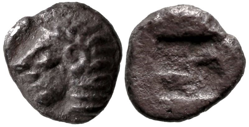 Greek
IONIA. Kolophon. (Circa 530-500 BC).
AR Tetartemorion (5.1mm 0.16g)