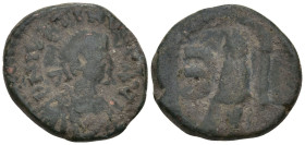 Byzantine
Justin I (518-527 AD). Antioch
AE pentanummium (20mm 2.13g)