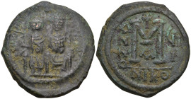 Byzantine
Justin II and Sophia (565-578 AD). Nicomedia
AE Follis (31mm 13.84g)