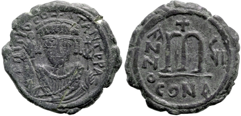 Byzantine
Tiberius II Constantine (578-582 AD).. Constantinople. Dated RY 7 (58...