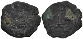 Byzantine
Maurice Tiberius (582-602 AD). Constantinople
AE Decanummium (19.5mm 2.68g)