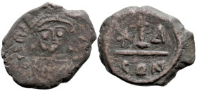 Byzantine
Maurice Tiberius (582-602 AD). Constantinople
AE Decanummium (19.5mm 3.51g)