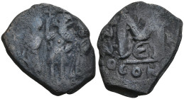 Byzantine
Heraclius, Martina and Heraclius Constantine. (610-641 AD). Constantinople
AE Follis (23.8mm 4.2g)