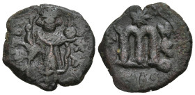 Byzantine
Constans II (641-668 AD).
AE Follis (22.9mm 6.75g)