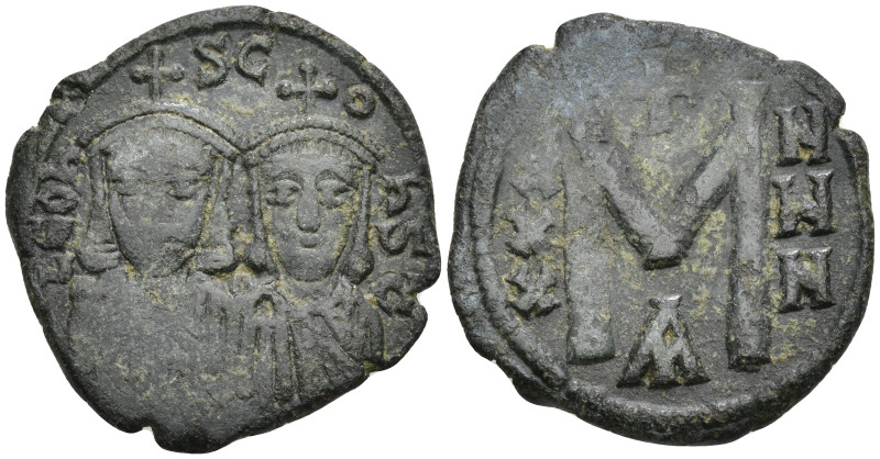 Byzantine
Leo III the "Isaurian", with Constantine V (717-741 AD). Constantinop...