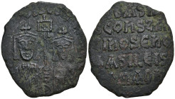 Byzantine
Basil I with Constantine (868-870 AD). Constantinople
AE Follis (25.7mm 5.03g)