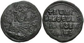 Byzantine
Constantine VII Porphyrogenitus, with Romanus I (913-959 AD). Constantinople
AE Follis (27.5mm 6.02g)