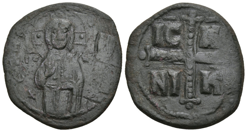 Byzantine
Anonymous follis attributed to Michael IV (1034-1041 AD). Constantino...