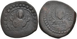 Byzantine
Anonymous, Attributed to Romanus IV (1068-1071 AD). Constantinople
AE Follis (24.2mm 6.03g)