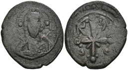 Byzantine
Anonymous Follis, Time of Nicephorus III (circa 1078-1081 AD). Constantinople.
AE Follis (27mm 4.76g)