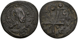 Byzantine
Anonymous Follis, Time of Nicephorus III (circa 1078-1081 AD). Constantinople.
AE Follis (22.1mm 3.14g)