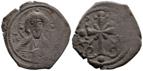 Byzantine
Anonymous Follis, Time of Nicephorus III (circa 1078-1081 AD). Constantinople.
AE Follis (24mm 6.12g)