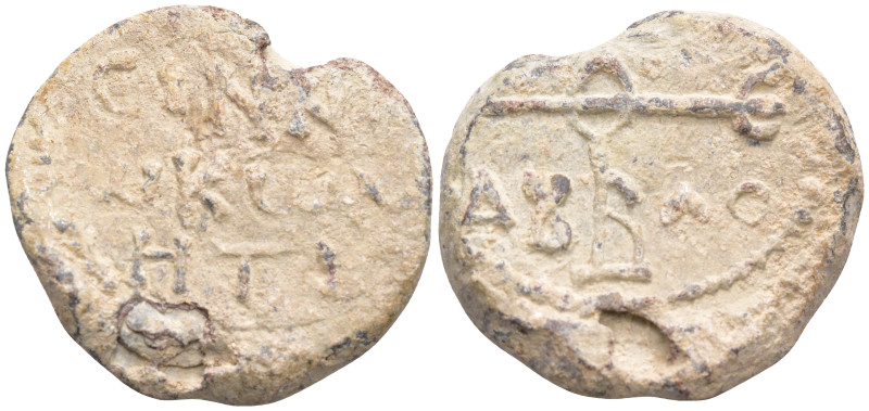 Byzantine Lead Seal
(10.11g 23.15mm diameter)