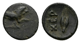 Thrace, Chersonesos. Ae, 0.70 g 10.17 mm. Circa mid-4th century BC