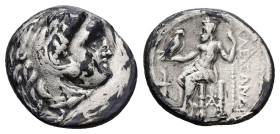 Kings of Macedon, Alexander III 'the Great', AR Drachm, 3.78 g 18.49 mm. 336-323 BC.
