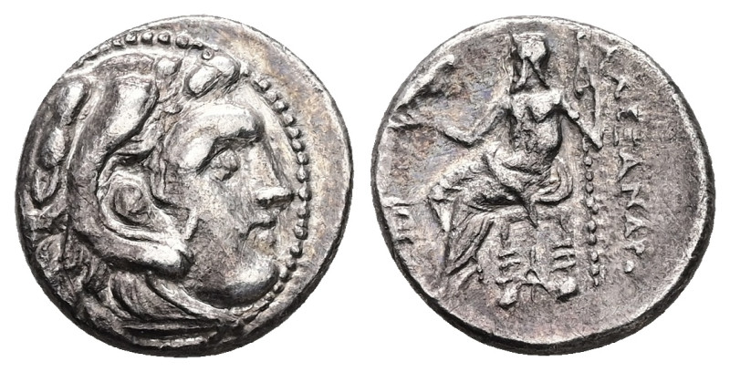 Kings of Macedon, Alexander III 'the Great', AR Drachm, 3.55 g 17.09 mm. 336-323...