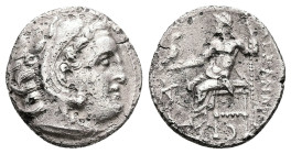 Kings of Macedon, Alexander III 'the Great', AR Drachm, 3.83 g 18.42 mm. 336-323 BC.