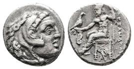 Kings of Macedon, Alexander III 'the Great', AR Drachm, 3.86 g 16.81 mm. 336-323 BC.