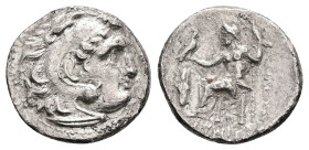 Kings of Macedon, Alexander III 'the Great', AR Drachm, 3.96 g 18.04 mm. 336-323 BC.