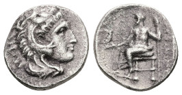 Kings of Macedon, Alexander III 'the Great', AR Drachm, 3.97 g 17.49 mm. 336-323 BC.
