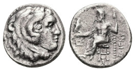 Kings of Macedon, Alexander III 'the Great', AR Drachm, 4.00 g 15.96 mm. 336-323 BC.