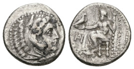 Kings of Macedon, Alexander III 'the Great', AR Drachm, 4.03 g 17.04 mm. 336-323 BC.