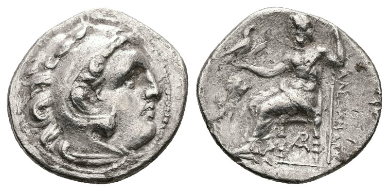 Kings of Macedon, Alexander III 'the Great', AR Drachm, 4.03 g 19.30 mm. 336-323...