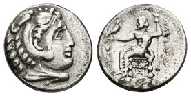 Kings of Macedon, Alexander III 'the Great', AR Drachm, 4.05 g 17.55 mm. 336-323 BC.