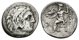 Kings of Macedon, Alexander III 'the Great', AR Drachm, 4.05 g 18.12 mm. 336-323 BC.