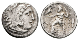 Kings of Macedon, Alexander III 'the Great', AR Drachm, 4.19 g 17.74 mm. 336-323 BC.