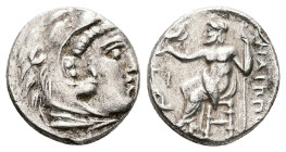 Kings of Macedon, Alexander III 'the Great', AR Drachm, 4.20 g 16.57 mm. 336-323 BC.