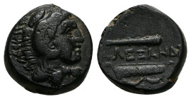 Kings of Macedon, Alexander III 'the Great'. Ae, 6.53 g 17.01 mm. 336-323 BC.