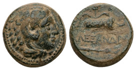 Kings of Macedon, Alexander III 'the Great', Ae, 5.22 g 17.94 mm. 336-323 BC.