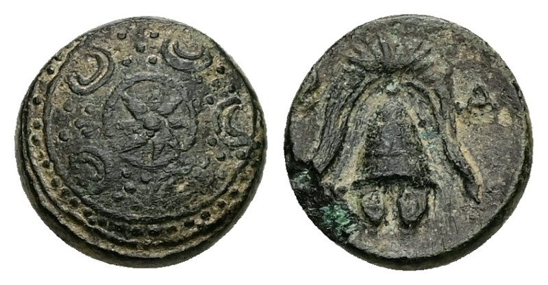 Kings of Macedon, Alexander III ‘the Great’. Ae, 2.17 g 12.59 mm. 336-323 BC....